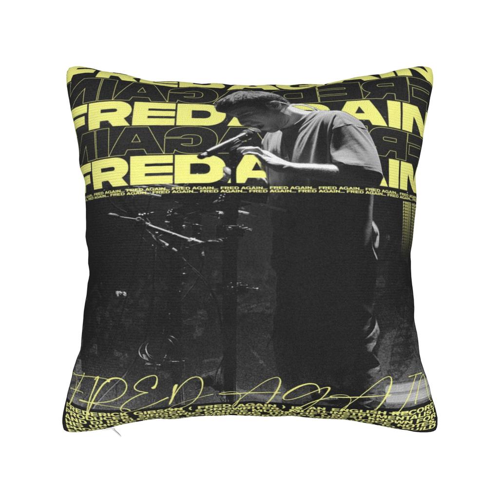 Мягкие и милые домашние декоративные наволочки для фанатов Fred Again Подушки Чехлы для подушек На молнии Разные размеры