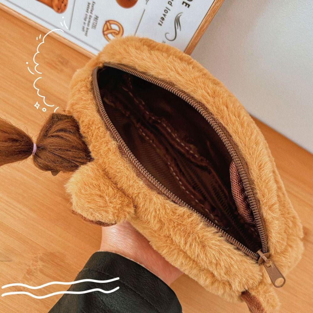 Capybara Pen Bag Zipper Pen Storage Bag Multifunctional Stationery Organizer  Gift