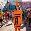 Colored Pencils Cosplay Costume For Adults With Polyester Fabric For Halloween Parties