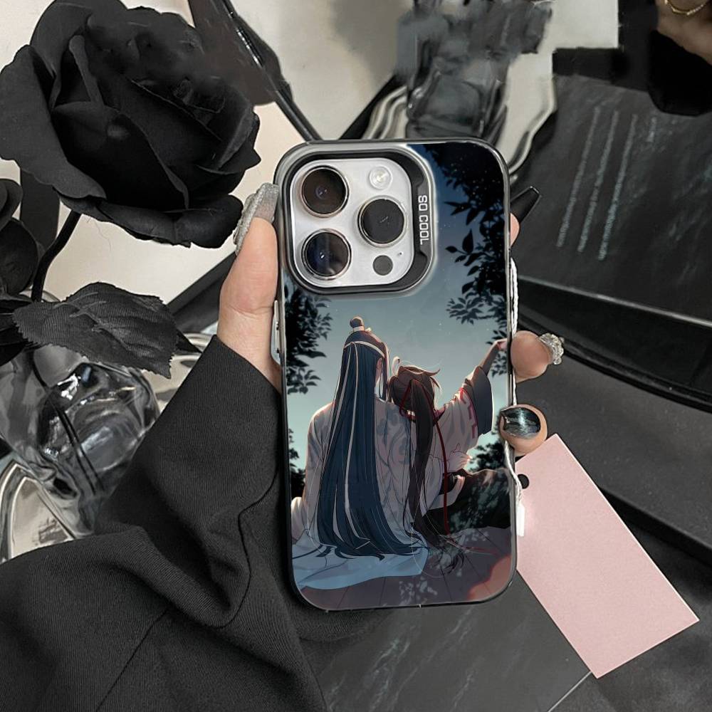 Чехол для телефона «Грандмастер U-Демоническое Культивирование» для iPhone 17, 16, 15, 14, 13, 12 Pro Max Черный Конфетный Матовый Ударопрочный Чехол
