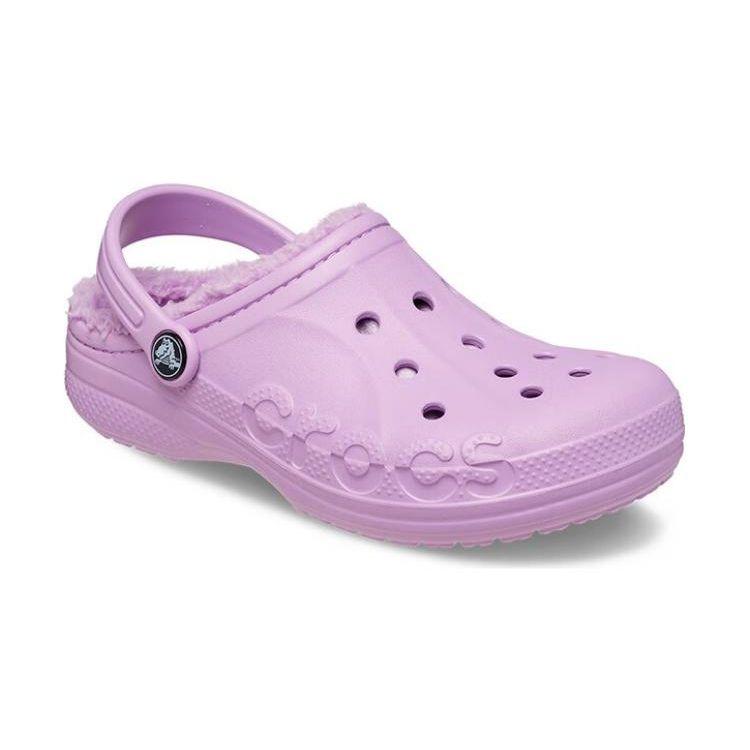 Crocs Удобные Универсальные Нескользящие Ударопрочные Сандалии Детские Сандалии Фиолетовые 207500-5Q5