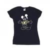 Womens/Ladies Mickey Mouse Xmas Jumper Cotton T-Shirt