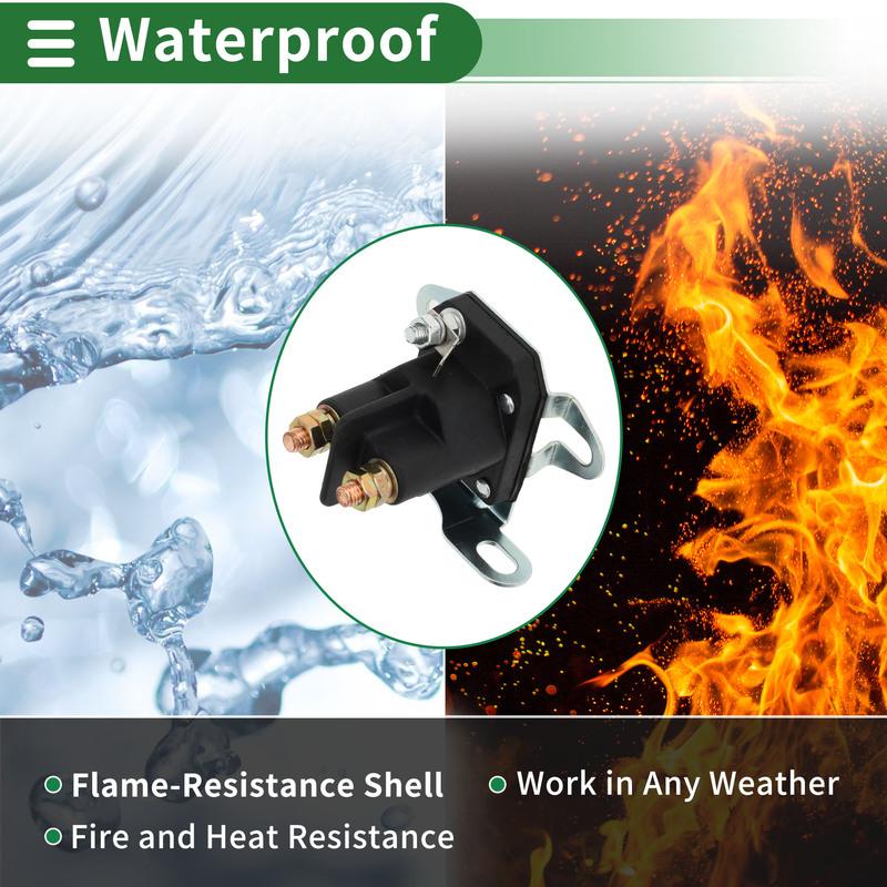 Motoforti Auto Relay Waterproof Car Relay for John Deere AM103290 MTD Black Multi Purpose