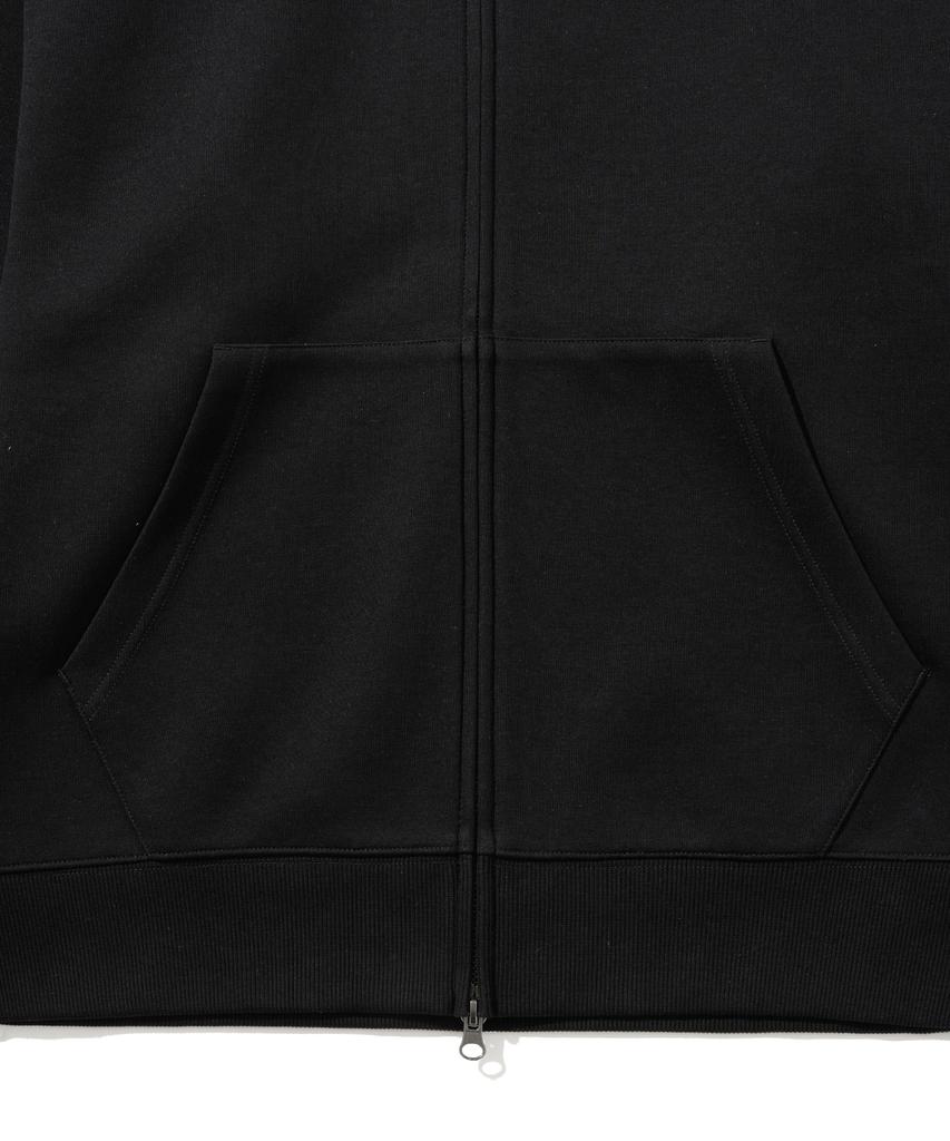 Butterfly Sportswear Оригинальная вышитая эмблема Худи на молнии с двумя бегунками Черный