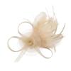 British Feather Headpiece Mesh Flower Hair Accessories Fashion Hair Hoop  Wedding Bride