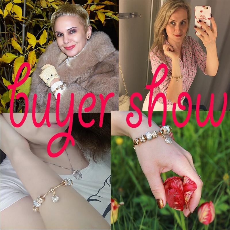 Yada Gifts Ins Модные золотые браслеты в форме сердца и браслеты для женщин Цепные браслеты с подвесками и кристаллами Модный браслет Bt200176