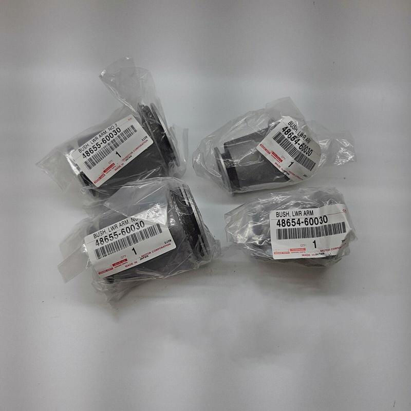 48655-60030(x2) 48654-60030(x2) Toyot-a 4RUNNER FJ GX470 New Lower Control ARM Bushing Set OEM 48654-60030