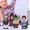 4,5 см строительные блоки минифигурки коллекционные DIY собранные кирпичи игрушки японские аниме фигурки