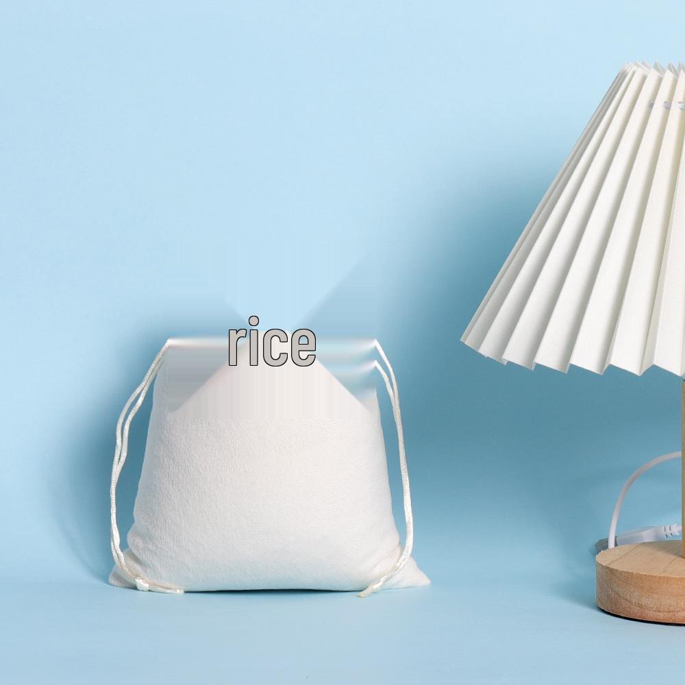 Custom Black Velvet Jewelry Storage Flannel Drawstring Bag