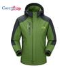 Cozy Up Men's Waterproof Rain Jacket Outdoor Lightweight Softshell Raincoat for Hiking Travel