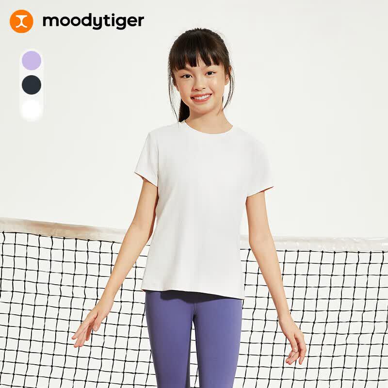 Девочковая футболка с коротким рукавом Moodytiger, отводящая влагу