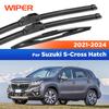 Для Suzuki S-Cross Hatch -2024 Передние и задние дворники Щетки для лобового стекла 26"+14"+10"