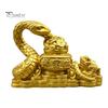 Украшение в виде змеи со знаком зодиака, статуэтка змеи из смолы, настольная статуя змеи, приносящей богатство и удачу, для китайского Нового года, домашнего офиса, декора