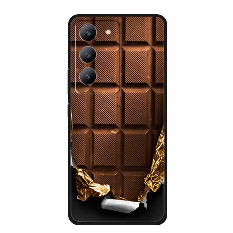 Phone Case For Redmi 15 4G Back Cover Case 6.9" Shockproof Black Silicone Soft Coque For Xiaomi Redmi 15 Case Redmi15 Funda Para