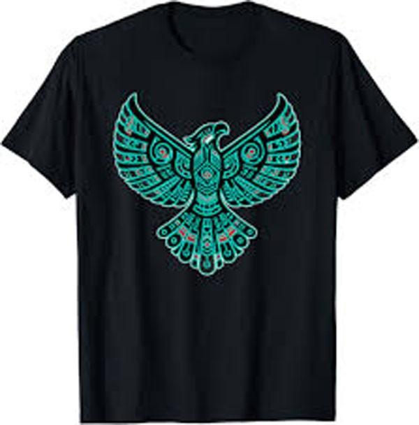 New Thunderbird Native American Design Best Gift 2Shirt Made in USA Size S to XL