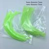 20/60/100 шт. лот Резиновый шланг Рыболовная балансировочная трубка Противозакручивающееся Ночное свечение Сверхяркий рыболовный Морская рыбалка Песка соединитель Аксессуар