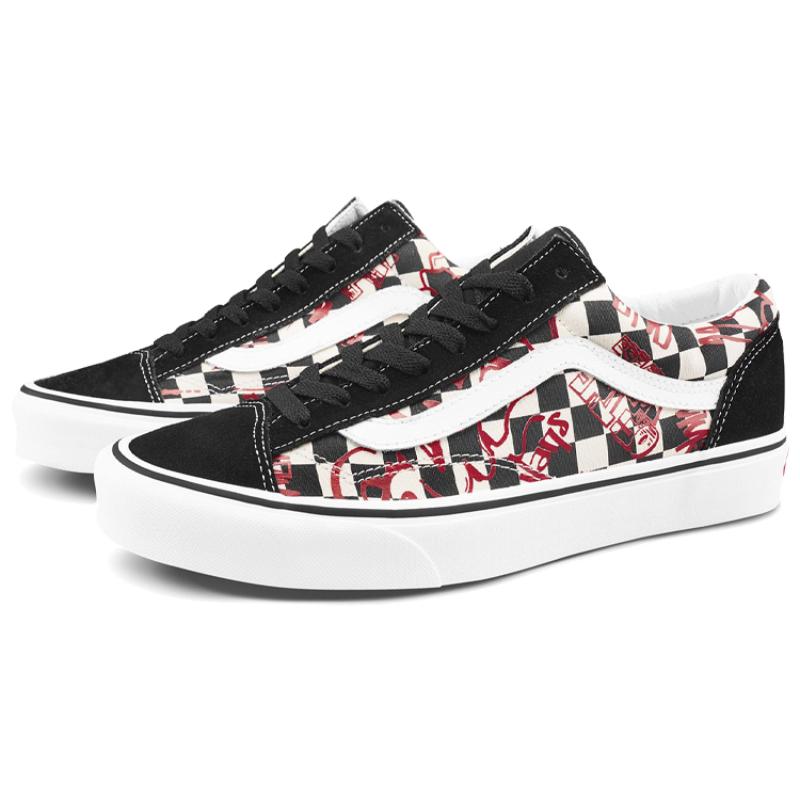 Vans Style 36 Checkerboard Red Vans VN0A3DZ31IW
