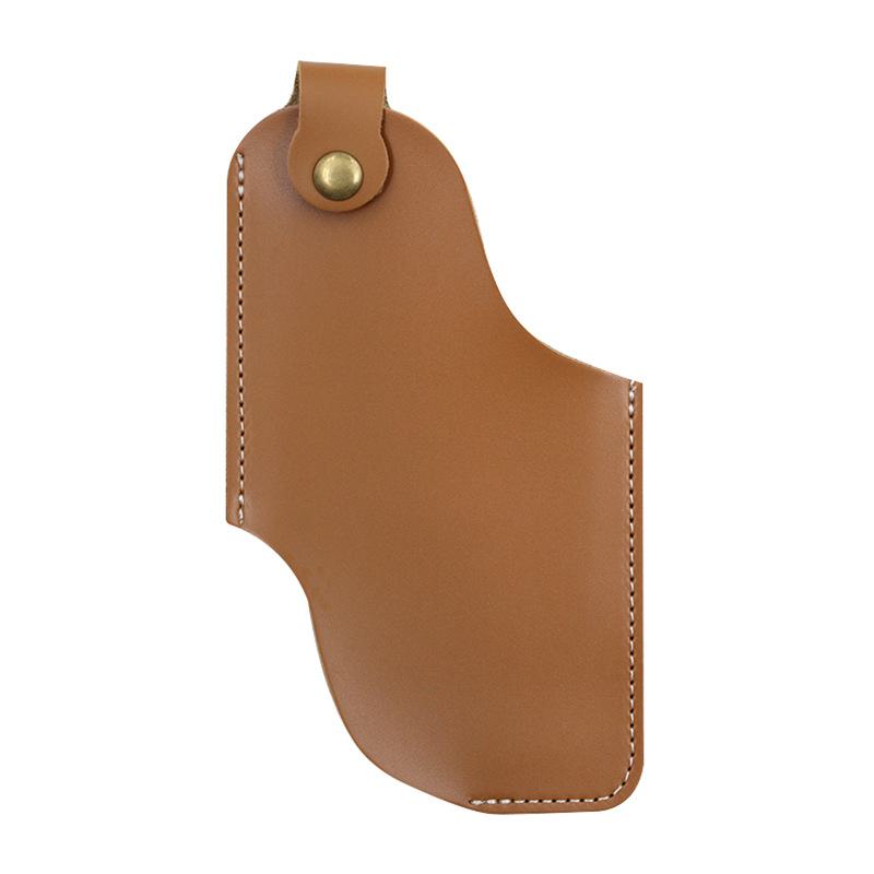 Outdoor Waist EDC Cell Phone Bag PU Tactical Portable Anti-Lost Labor Mobile Phone Bag.