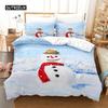 Christmas Snowman Bedding Set Duvet Cover Set 3d Bedding Digital Printing Bed Linen Queen Size Bedding Set Fashion Design