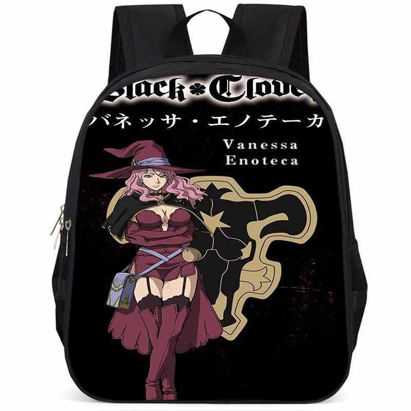 Рюкзак Black Clover из ткани Оксфорд, 15 дюймов, большой вместимости, легкий, для детей