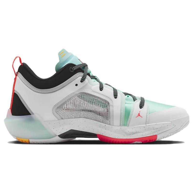 Jordan Баскетбольные кроссовки Air Jordan 37 Унисекс Низкий верх Белый/Зеленый Jordan FB8486-130