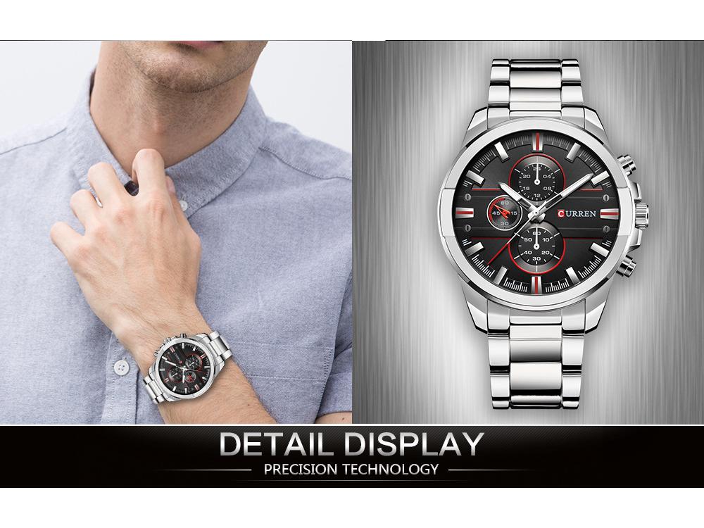 CURREN 8274 Men's Waterproof Business Casual Wristwatch