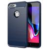 Soft Phone Case For iPhone 8Plus Carbon Fiber TPU Heavy ShockProof Back Cover for Iphone 7 Plus Full Protector Silicone Case