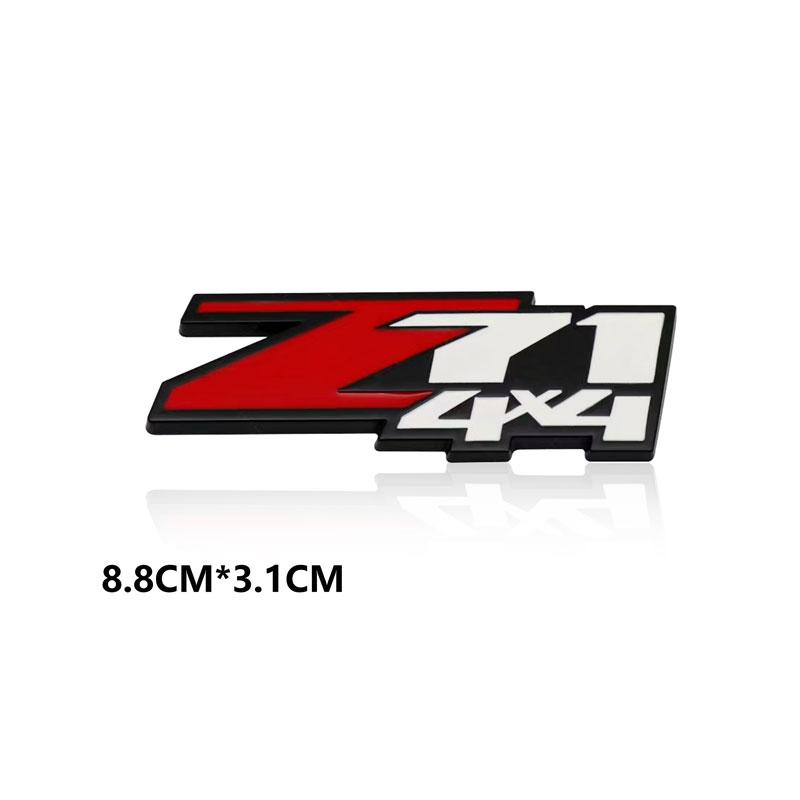3D металлический значок Z71 4 * 4 на переднюю решетку радиатора автомобиля для траверса автомобиля TAHOE COLORADO, наклейка с логотипом на багажник автомобиля