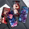 Case For Motorola G30 G60 G22 G9 Play G82 G52 G8 G9 G50 One Fusion Edge 20 Black Soft Phone Capas Cute Jujutsu Kaisen