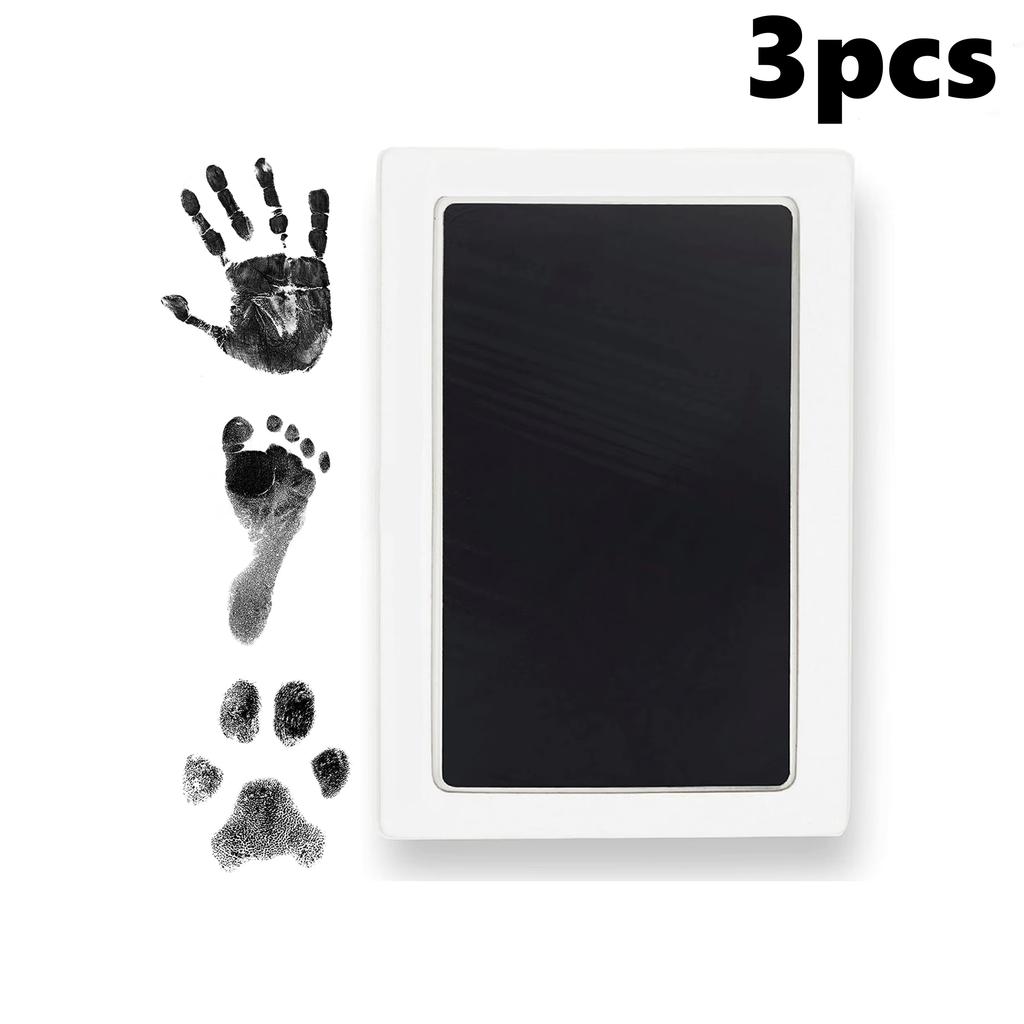 1/5Pcs Paw Print Clean Touch Ink Pad Dog Or Cat Pet Toddlers Souvenir Safe DIY Inkless Nose and Pawprint Impression Making Kit