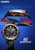 Часы Casio Edifice (Официальный японский продукт) WINDFLOW Bluetooth Солнечные Сапфировое Стекло ECB-2200YP-1AJF Мужские Черные