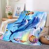 Ocean Life Flannel Blanket Throw Blanket Soft Warm Sofa Bed Camping home Decor Unique Christmas Gift C926828