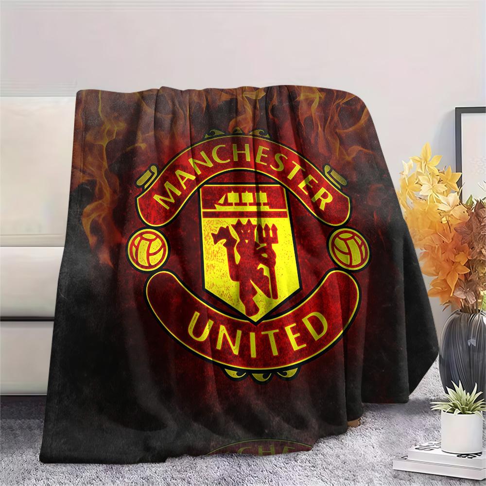 Man United3 Flannel Blanket, High quality Comfortable for All Seasons, Home Decor, Warmth and Comfort