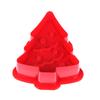 4 Pcs Christmas Snowman Christmas Tree Press Mold Plastic Cutting Die Baking Tool
