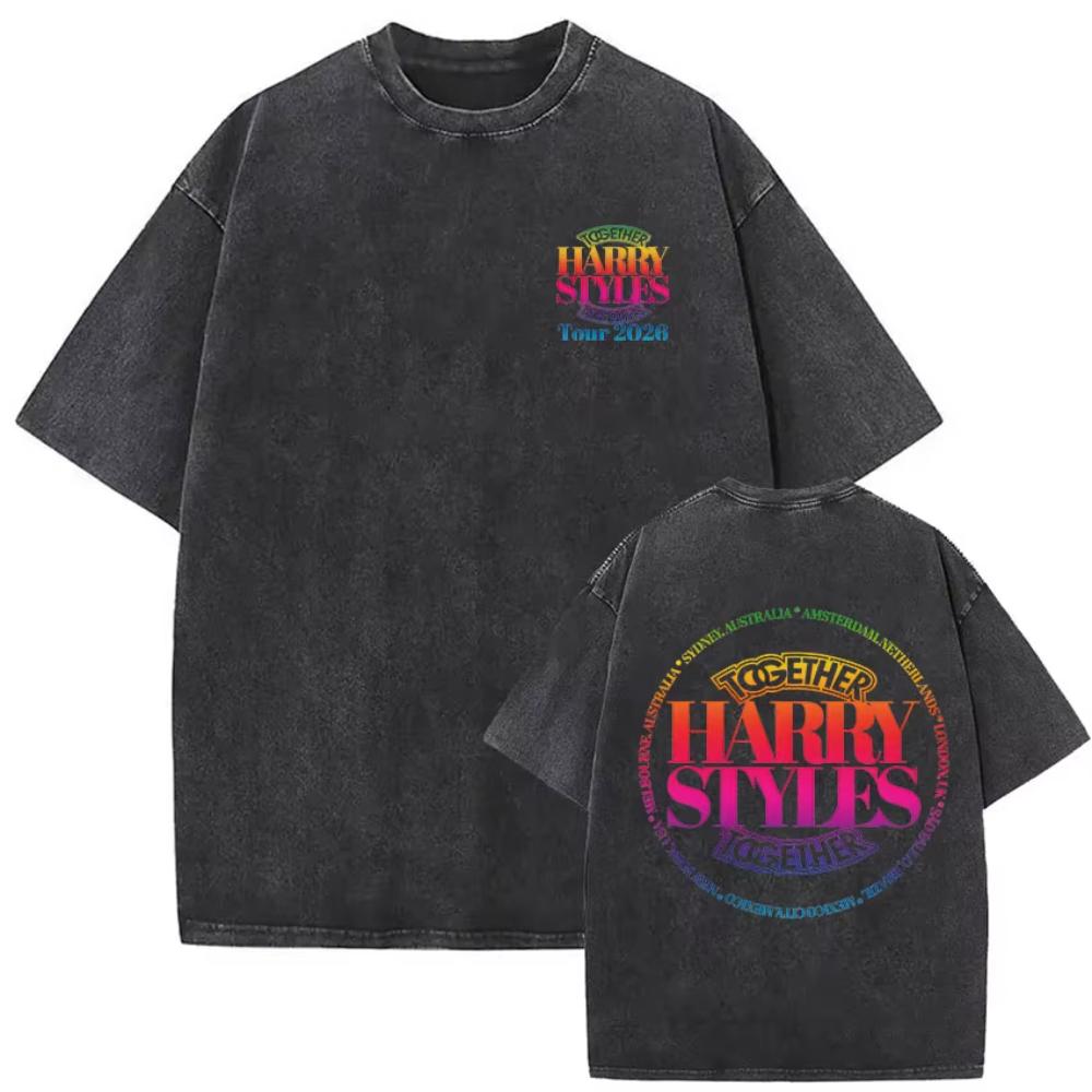 Kiss All The Time Disco Occasionally Album Vintage Washed Tshirts Men Women Clothing Fashion Hip Hop Short Sleeves T Shirt