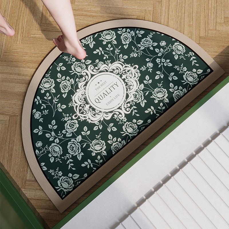 Ретро Американский Стиль Диатомовая Земля Коврик для Пола, Абсорбирующий Коврик для Двери Ванной Комнаты, Нескользящий Коврик для Ног для Входной Двери