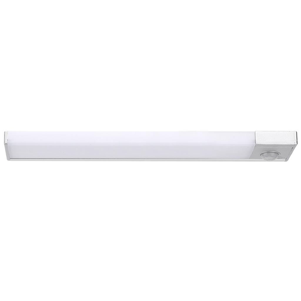 LED Body Motion Sensor Under Cabinet Light USB Charging for Kitchen Cupboard ClosetWhite Light