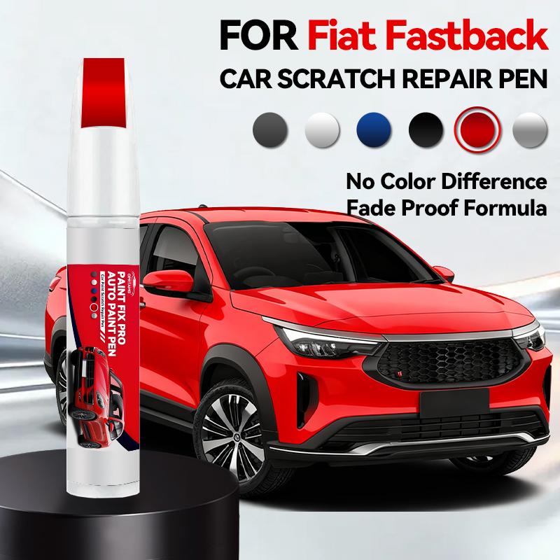 Car Paint Repair Pen For 2022-2025 FIAT Fastback Paint Scratch Repair Accessories White Blue Grey Amalfi Blue Volcano Black