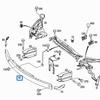Кронштейн переднего бампера и противоударная балка для Mercedes-Benz W204 C200