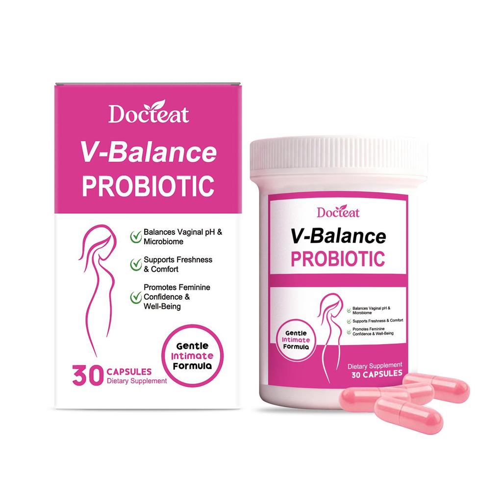 DOCTEAT Women's Probiotic Capsules for Vitality & Body Shape with Nutrients