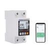 WiFi Smart Energy Meter AC 63A 80-300V WiFi Smart Earth Leaking Over Undervoltage Protector Relay Device Switch Breaker Energy Power kWh Meter Smart
