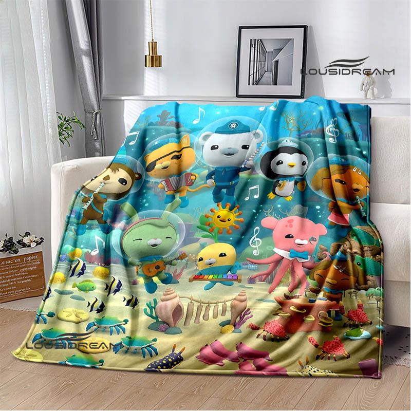 3D The-Octonauts printed blankets picnic blanket Warm Flannel blankets Soft and comfortable blanket bed linings Birthday Gift