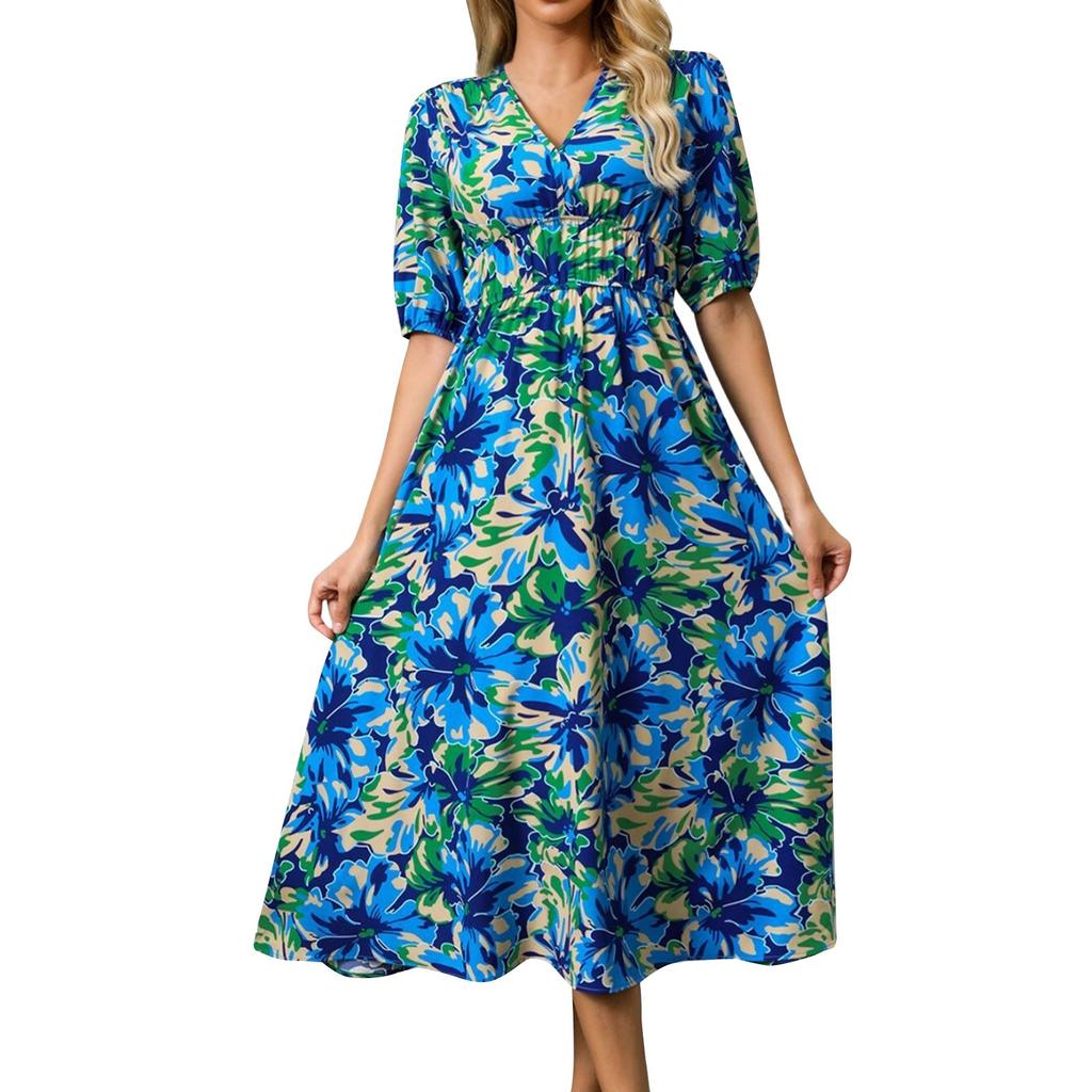 Women's Dresses Boho Long Floral Geometric Fashion Dresses