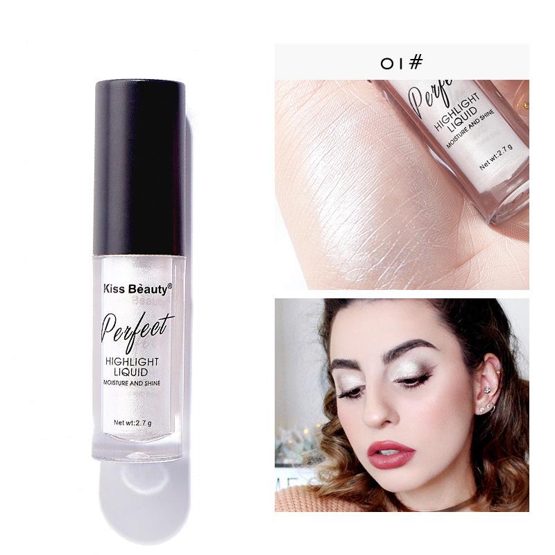 Kiss Beauty Хайлайтер Aegyo слюна Осветляющий Жидкая тональная основа Консилер Осветляющий для лица Стойкий Хайлайтер Жидкий 3,5 г