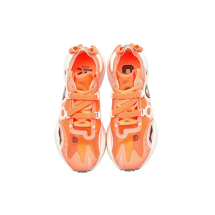 Li Ning Absolute Shadow CRC светоотражающие модные спортивные повседневные туфли женские кроссовки оранжевые AZGS022-4