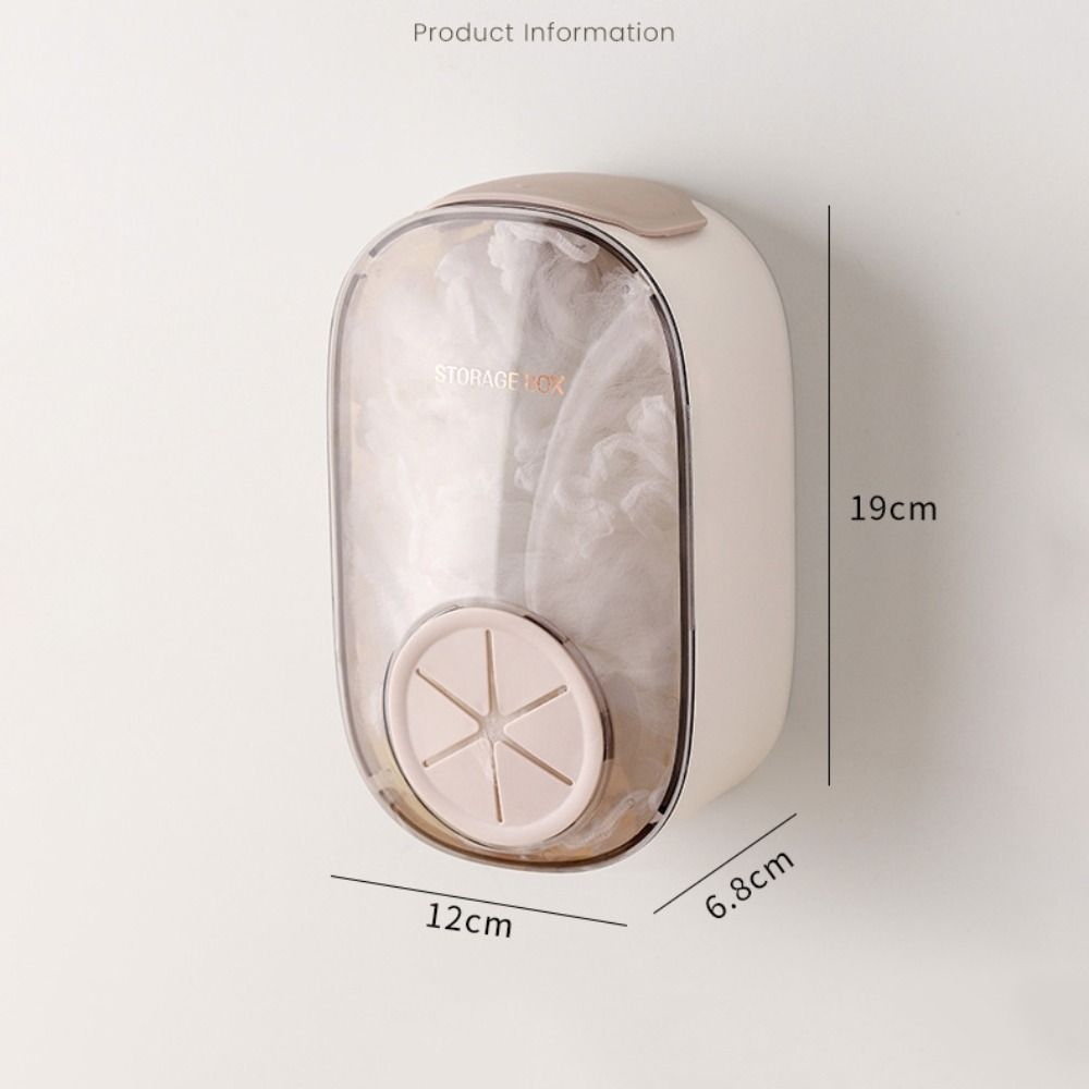 Настенный эластичный контейнер для хранения пищевых крышек Прозрачные органайзеры Диспенсер для пакетов для сохранения свежести Аксессуары Пыленепроницаемый