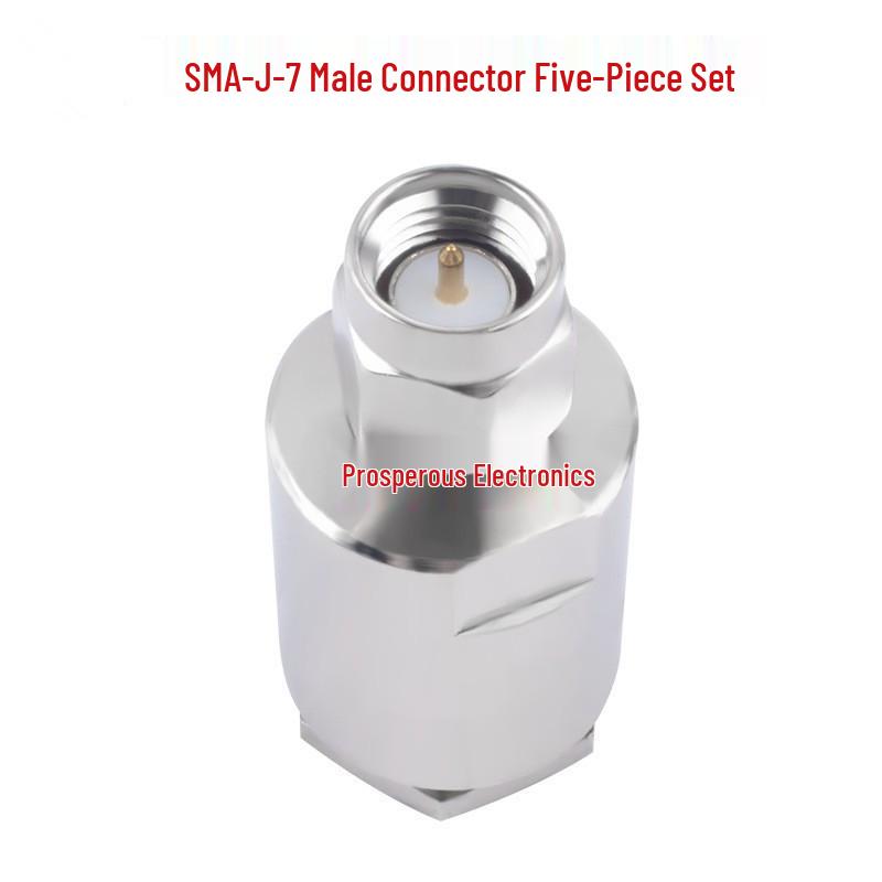 SMA-J-7 Male 5-Piece Crimp Set for 50-7 LMR400 RF Connector