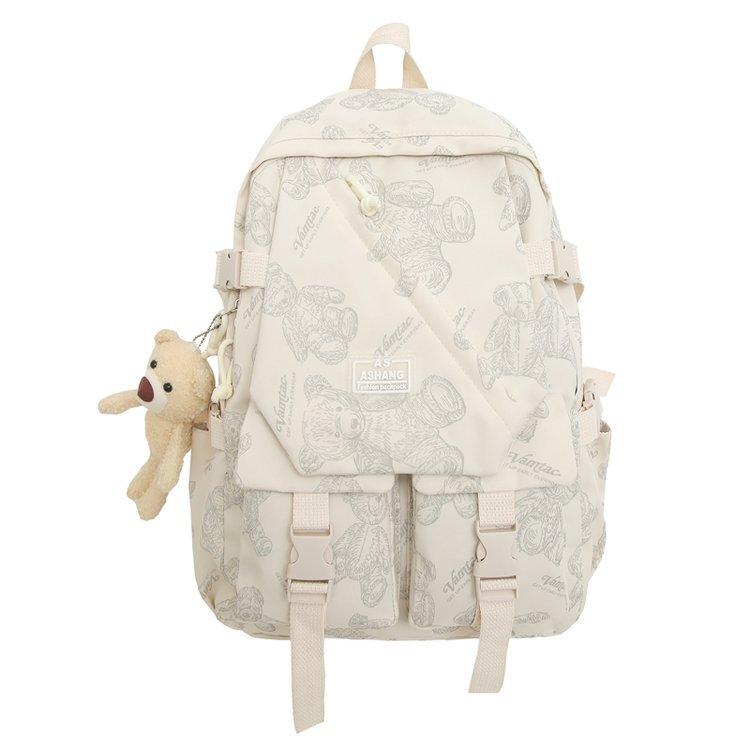 Schoolbag schoolbag Korean version Harajuku Japanese large-capacity simple ins versatile junior high school high school student college student