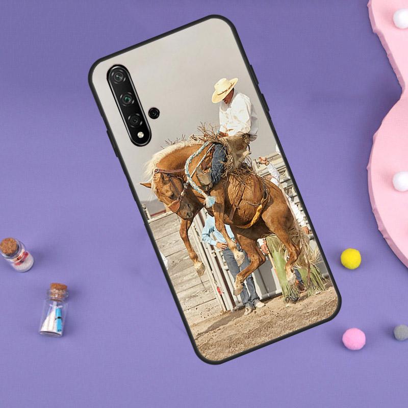 Extreme Sport Rodeo Cowboy Funda For Huawei Nova Y91 Y90 Y70 Y60 Y61 9 10 SE 11i 8i 7i 3i 5T P30 P40 Lite P60 Pro Case