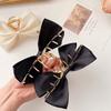 Hair Holder Korean Hair Clamp Large Bow Barrette Bow Hair Claw Bowknot Hair Clip Women's Hair Grab